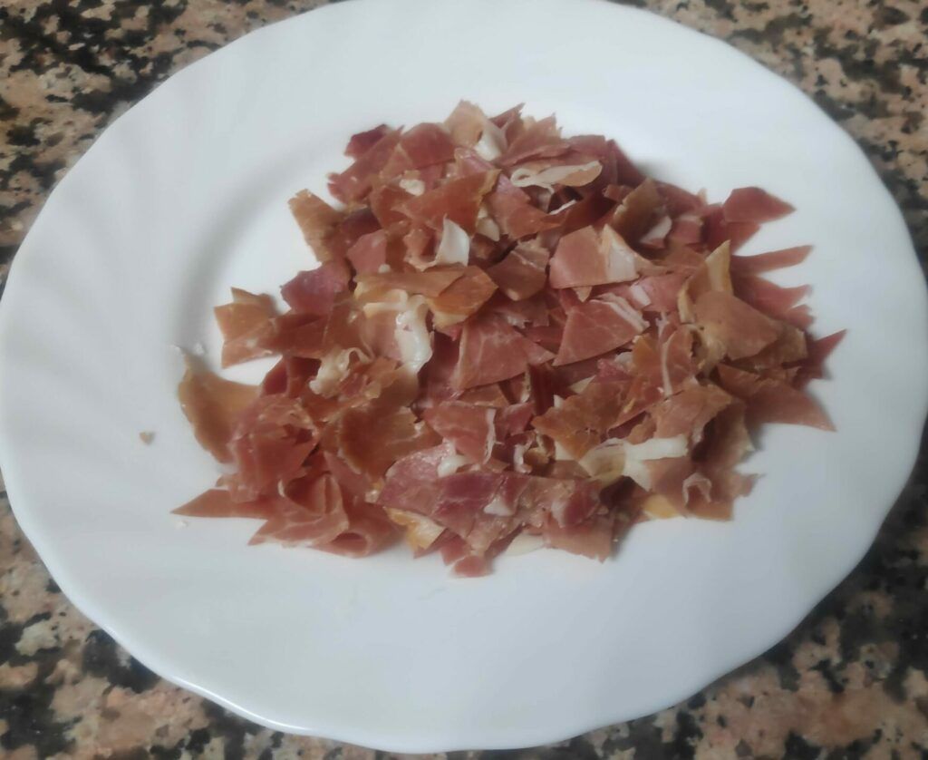 Croquetas de jamón con huevo frito paso 2