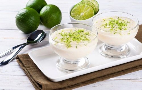 Mousse de limón con leche condensada